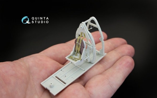 Quinta Studio QD32043 Spitfire Mk. II 3D-Printed &amp; coloured Interior on decal paper (for Revell kit) 1/32