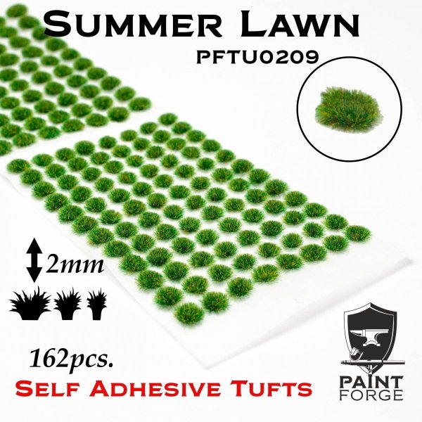 Paint Forge PFTU0209 Tufts: Summer Lawn 2mm
