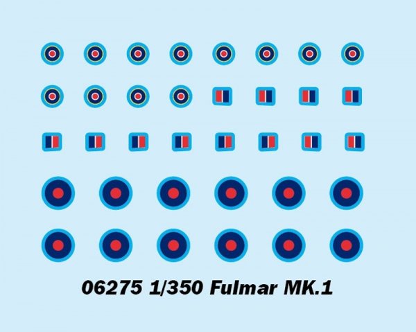 Trumpeter 06275 Fulmar MK.1 (6pcs.) (1:350)