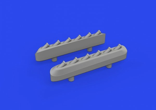 Eduard 672359 P-51D exhaust stacks w/ fairing PRINT EDUARD 1/72