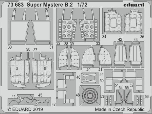 Eduard 73683 Super Mystere B.2 1/72 SPECIAL HOBBY