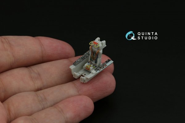 Quinta Studio QD72101 F-104S 3D-Printed &amp; coloured Interior on decal paper (Hasegawa) 1/72