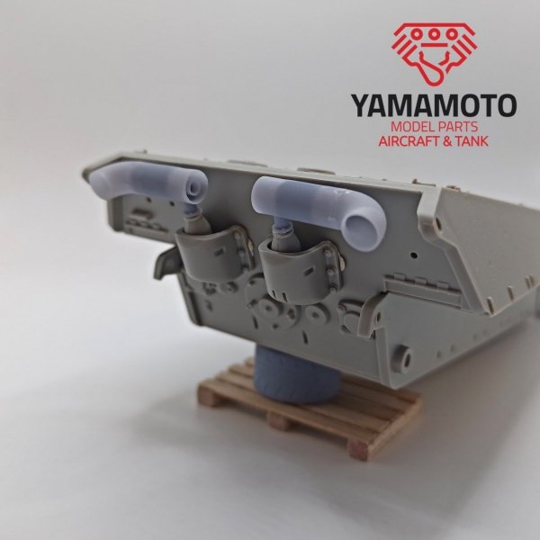 Yamamoto YMP3502 Zestaw tlumików Flammvernichter do Tiger II/E-50/E-75 Typ 1  1/35