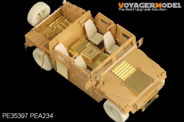 Voyager Model PEA234 Modern USMC HUMVEE family High back seats w/ seat belts (4 CHOICE) (FOR BRONCO)  1/35