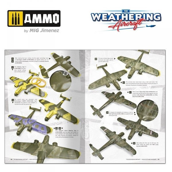 Ammo of Mig 5222 The Weathering Aircraft N 22. HIGHLIGHTS AND SHADOWS (English)