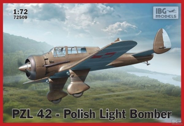 IBG 72509 PZL 42-Polish Light Bomber (1:72) 