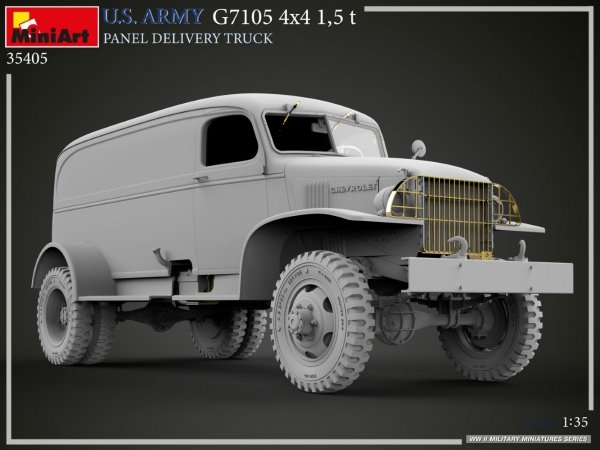 MiniArt 35405 U.S. ARMY G7105 4х4 1,5 t PANEL DELIVERY TRUCK 1/35