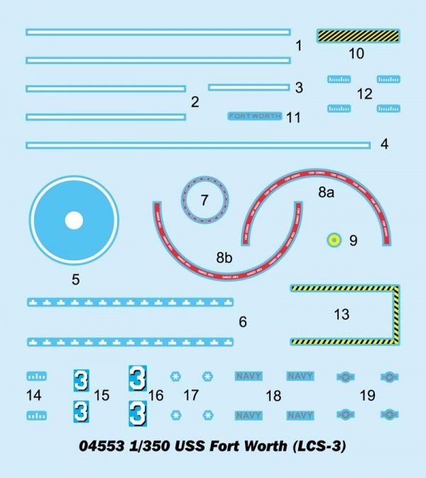 Trumpeter 04553 USS Fort Worth LCS-3 (1:350)