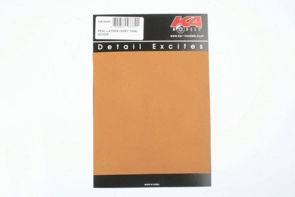 KA Models KM-40001 REAL LEATHER (VERY THIN) – OCHER