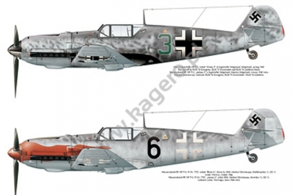 Kagero 7096 Messerschmitt Bf 109 T EN/PL