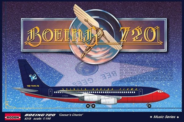 Roden 318 Boeing 720 Caesars chariot 1/144