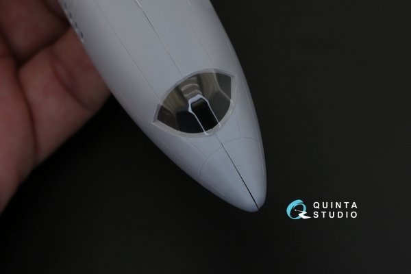 Quinta Studio QC144002 Tu-154 vacuuformed clear canopy (for Zvezda kit) 1/144