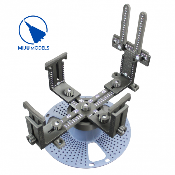 Miju Models JIG-AIR-L-FULL Duży statyw lotniczy Full Set / Large Full Set Aircraft Tripod