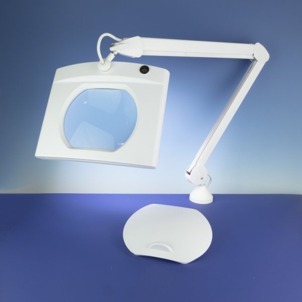 Lightcraft LC8079LED-EU LED Rectangular Magnifier Lamp / Prostokątna lampa powiększająca LED