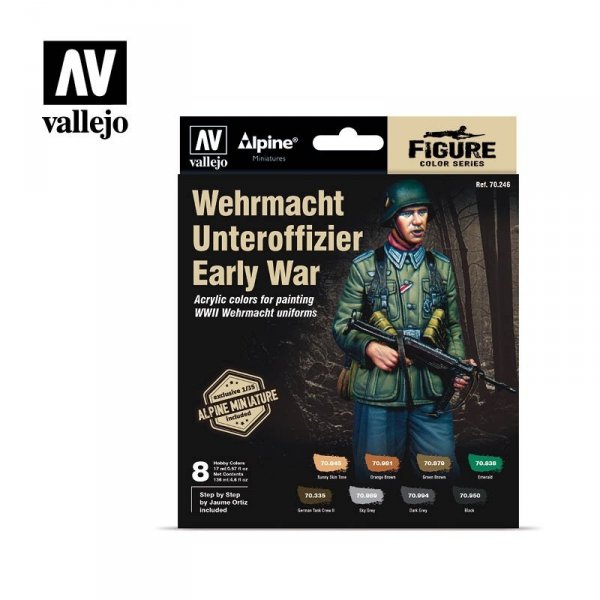 Vallejo 70246 Wehrmacht Unteroffizier Early War 8x17ml