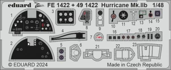 Eduard FE1422 Hurricane Mk. IIb ARMA HOBBY 1/48