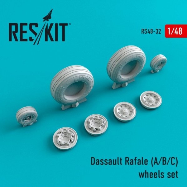 RESKIT RS48-0032 Rafale (A/B/C) wheels set 1/48