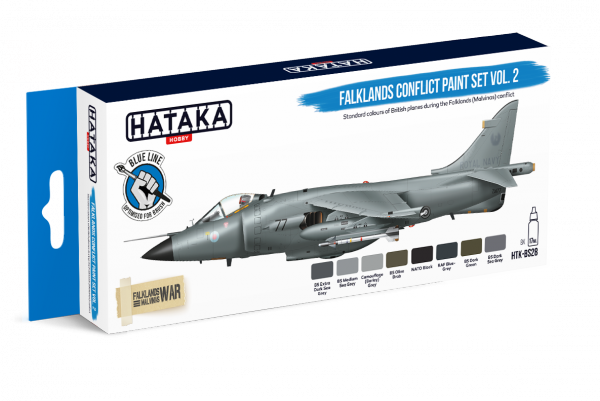 Hataka Hobby HTK-BS28 Falklands Conflict Vol. 2 Paint Set (8x17ml)