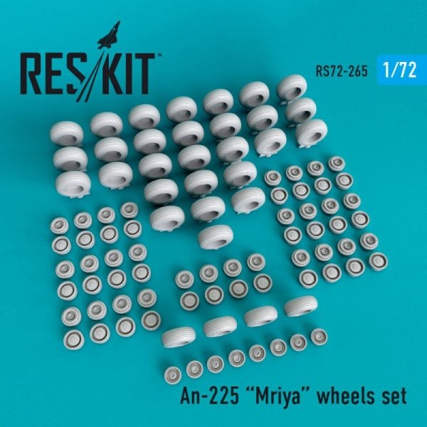 RESKIT RS72-0265 An-225 Mriya wheels set 1/72