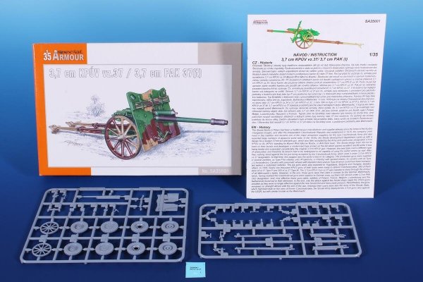 Special Armour 35001 3,7 cm KPUV vz.37 / 3,7 cm PAK 37(t) 1/35