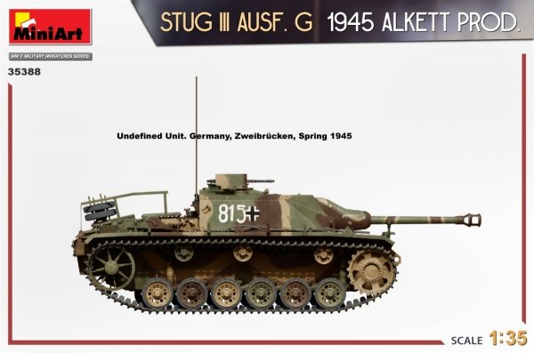 MiniArt 35388 STUG III AUSF. G 1945 ALKETT PROD. 1/35