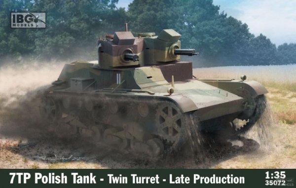 IBG 35072 7TP Polish Tank - Twin Turret Late production 1/35