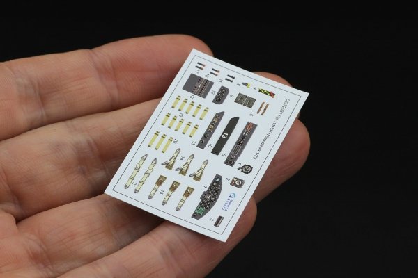 Quinta Studio QD72081 He 111 P/H 3D-Printed &amp; coloured Interior on decal paper (Hasegawa) 1/72