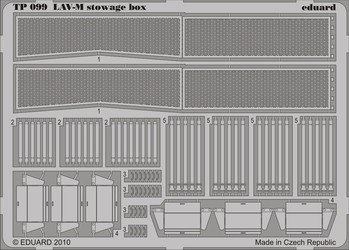 Eduard TP099 LAV-M stowage box 1/35 Trumpeter