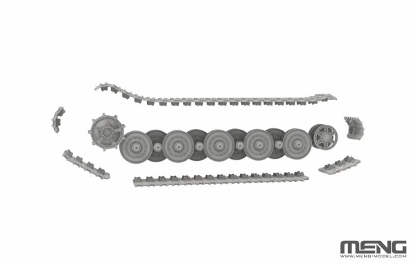 Meng Model 72-011 German Heavy Tank Sd.Kfz. 182 King Tiger (Henschel Turret) 1/72