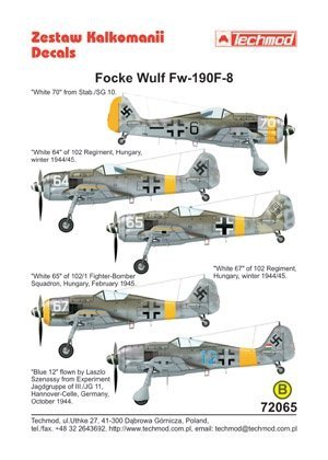 Techmod 72065 - Focke-Wulf Fw 190F-8 (1:72)