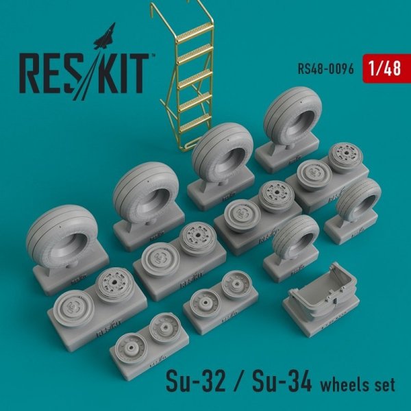RESKIT RS48-0096 Su-32 / Su-34 wheels set 1/48