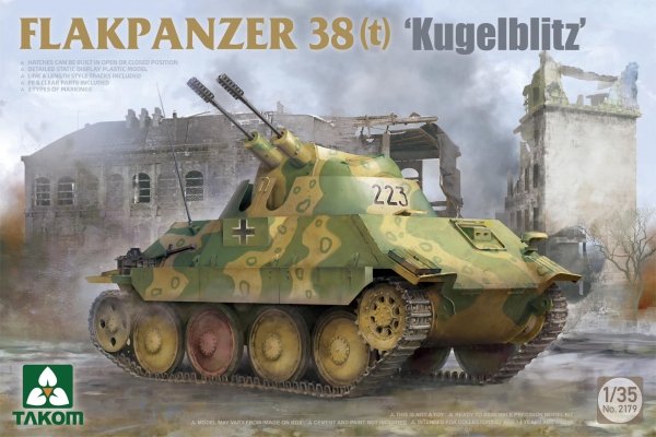 Takom 2179 Flakpanzer 38(t) Kugelblitz