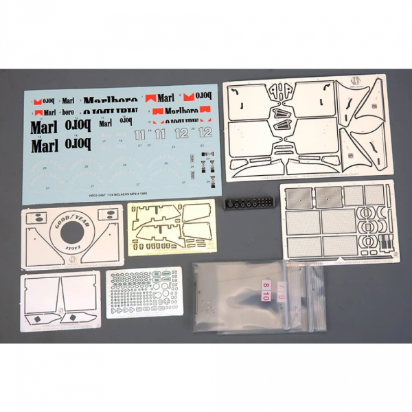 Hobby Design HD02-0467 Mclaren MP4/4 1988 Detail Set ( for Meng kit CS-007 ) 1/24