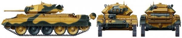 Tamiya 32541 British Crusader Mk.I&amp;II Tank (1:48)