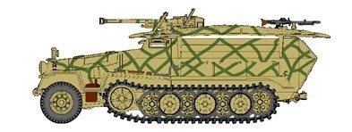 Dragon 7315 Sd.Kfz.251/7 Ausf.C w/2.8cm sPzB 41 AT gun (1:72)