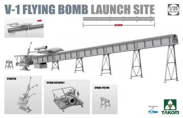 Takom 2152 V-1 Flying Bomb Launch Site 1/35