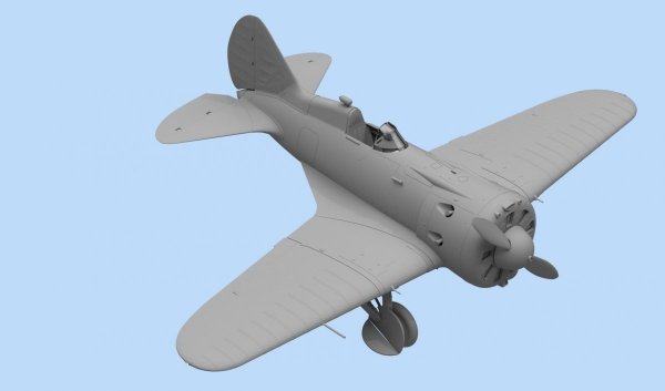 ICM 48097 I-16 type 24, WWII Soviet Fighter 1:48