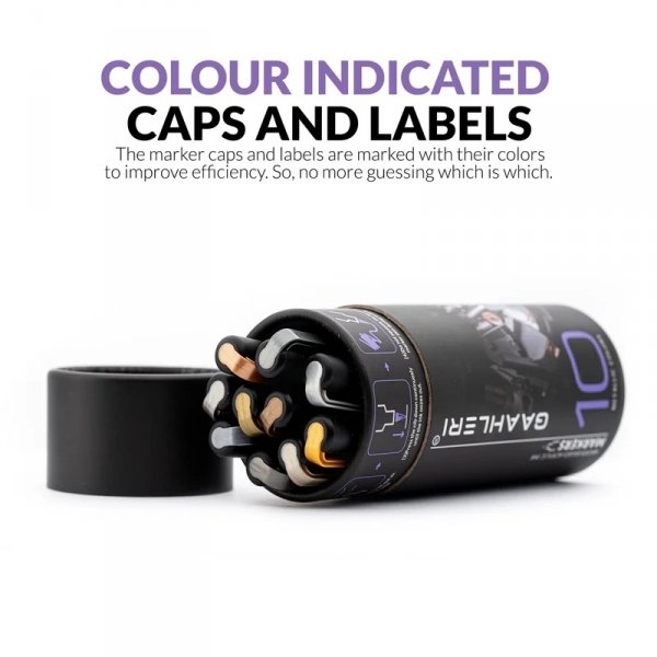 Gaahleri 42328 Metallic Series Marker Set - 10 Colors