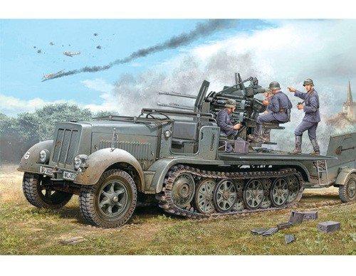 Trumpeter 01523 German 2cm Flakvierling 38 Auf Selbstfahrlafette (1:35)