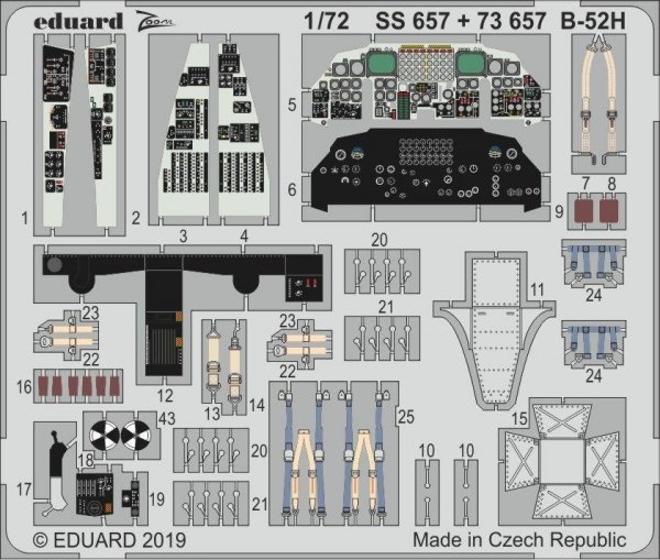 Eduard 73657 B-52H interior 1/72 MODELCOLLECT