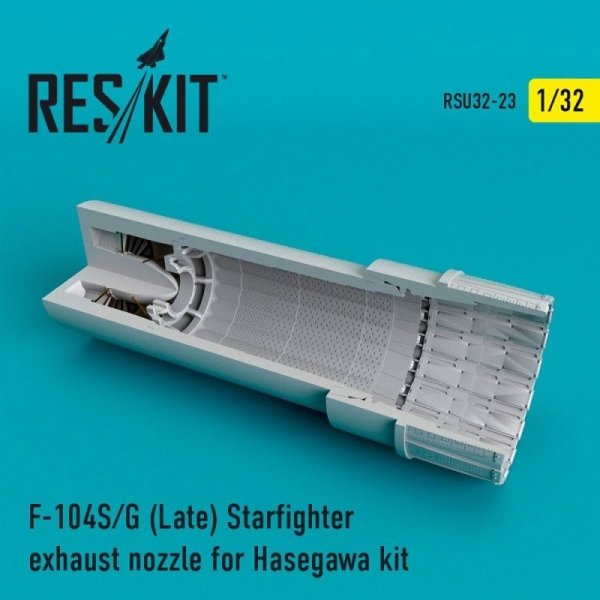 RESKIT RSU32-0023 F-104 Starfighter (S/G Late) exhaust nozzle for Hasegawa Kit 1/32