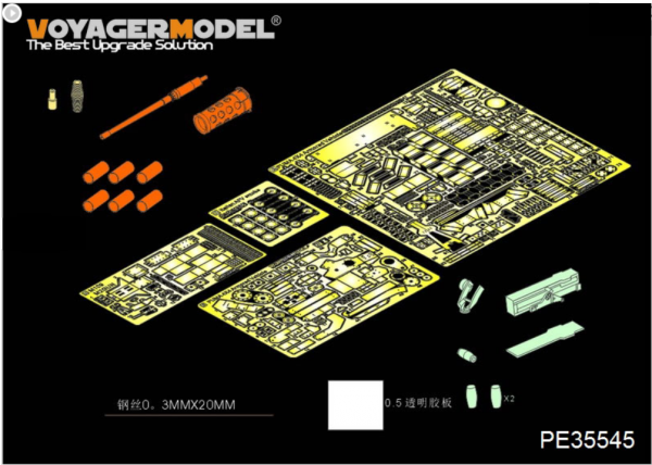 Voyager Model PE35545 Modern Italian amry PUMA 4X4 Armored Vehicle For TRUMPETER 05525 1/35