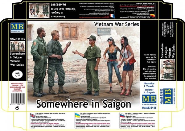 Master Box 35185 Somewhere in Saigon (Vietnam War) 1:35