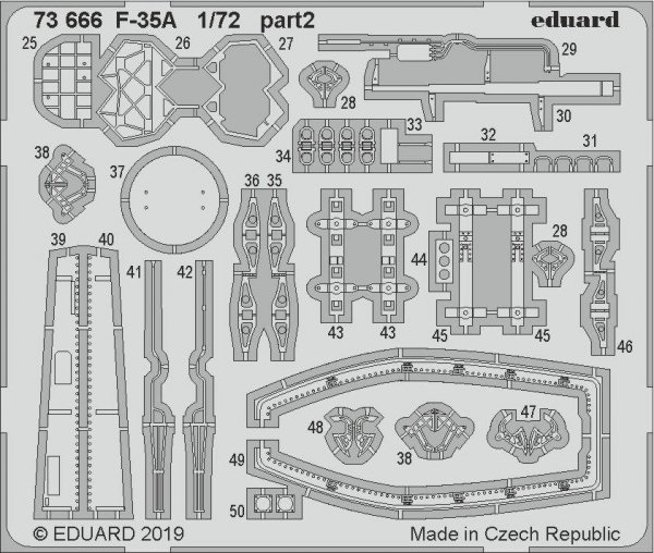 Eduard 73666 F-35A 1/72 ACADEMY