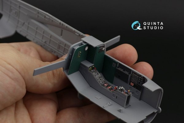 Quinta Studio QD48237 B-26K 3D-Printed &amp; coloured Interior on decal paper (ICM) 1/48