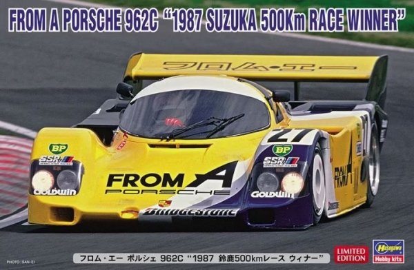 Hasegawa 20572 From A Porsche 962C &quot;1987 Suzuka 500km Race Winner&quot; 1/24