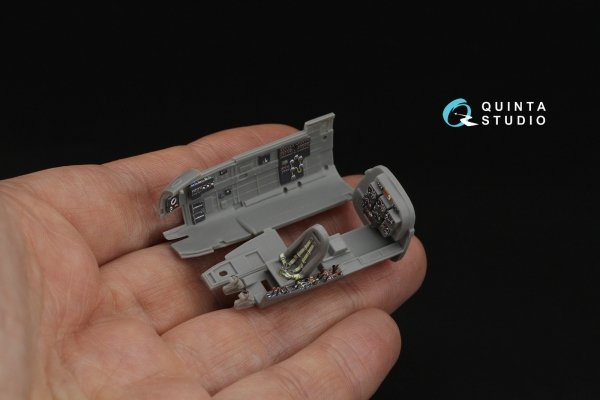 Quinta Studio QD72218 Ju 88A-4 3D-Printed &amp; coloured Interior on decal paper (Hasegawa) 1/72