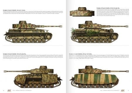 AK Interactive AK916 1944 GERMAN ARMOUR IN NORMANDY – CAMOUFLAGE PROFILE GUIDE