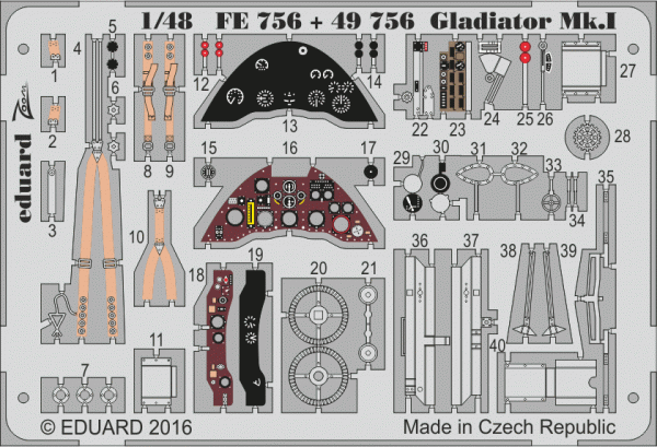 Eduard 49756 Gladiator Mk. I 1/48 MERIT