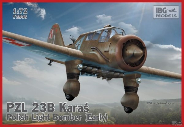 IBG 72506 PZL 23B Karaś Polish Light Bomber early (1:72)